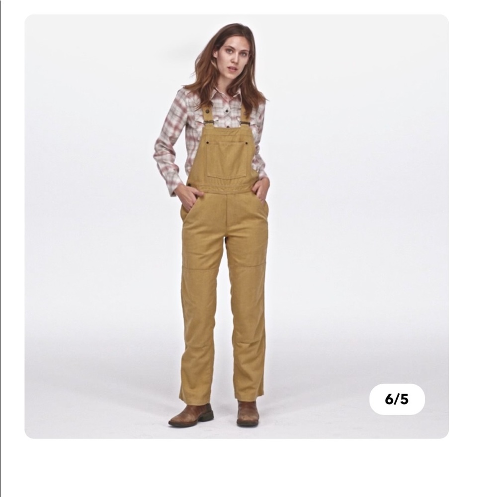 New Women’s XL AllSeason Hemp Canv Overall-Pumice